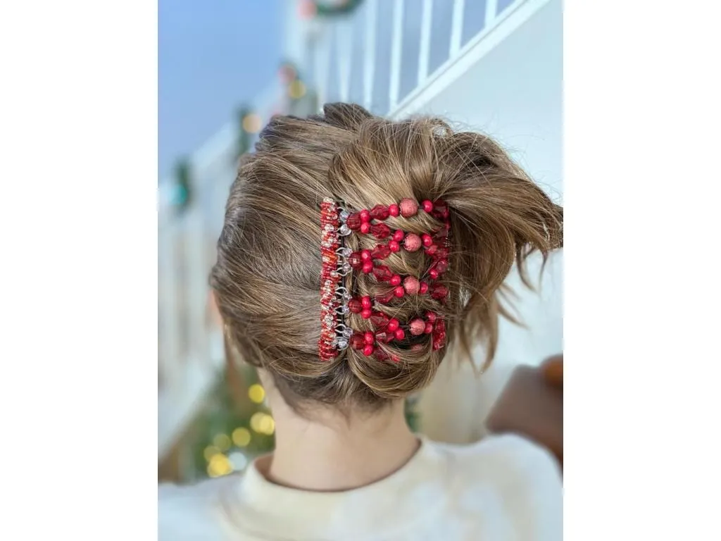 African Butterfly Wire Hair Clip - 9 Tong 594