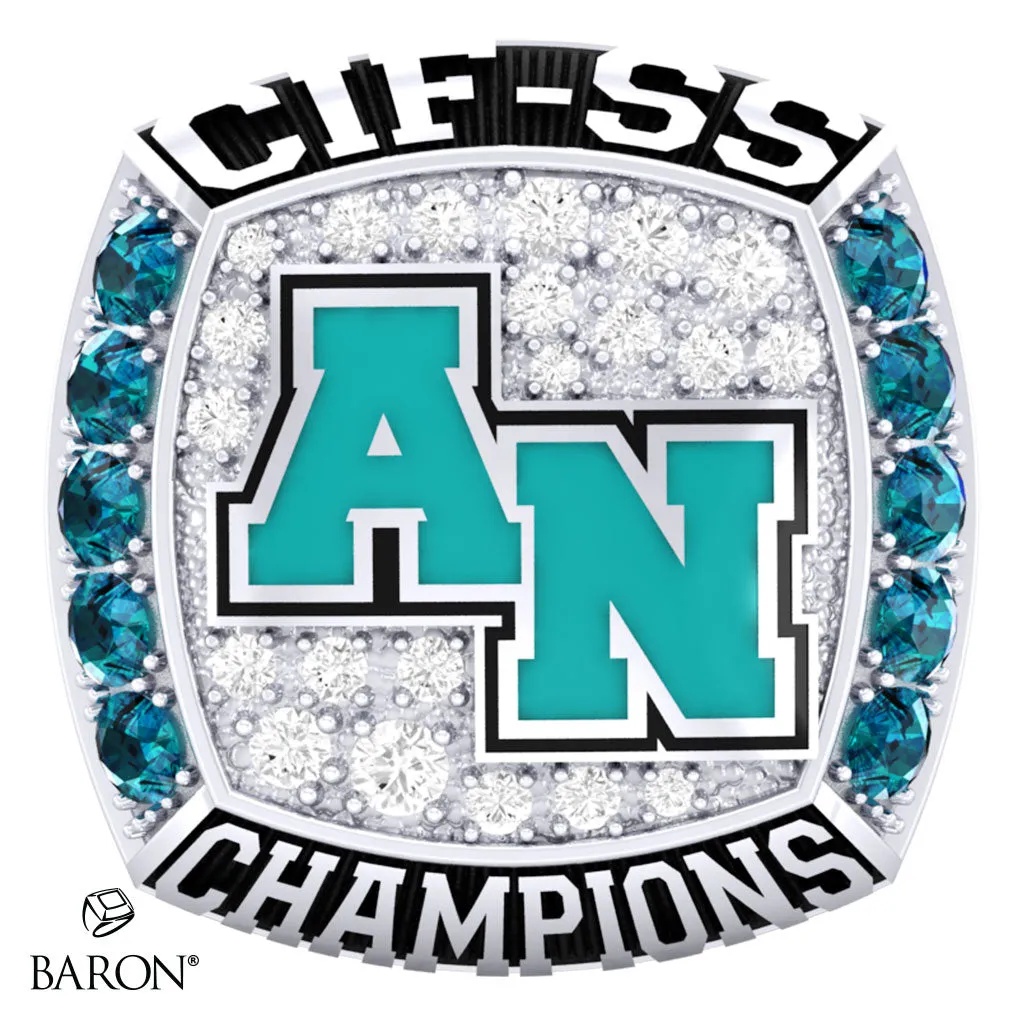 Aliso Niguel Boys Lacrosse 2022 Championship Ring - Design 1.3