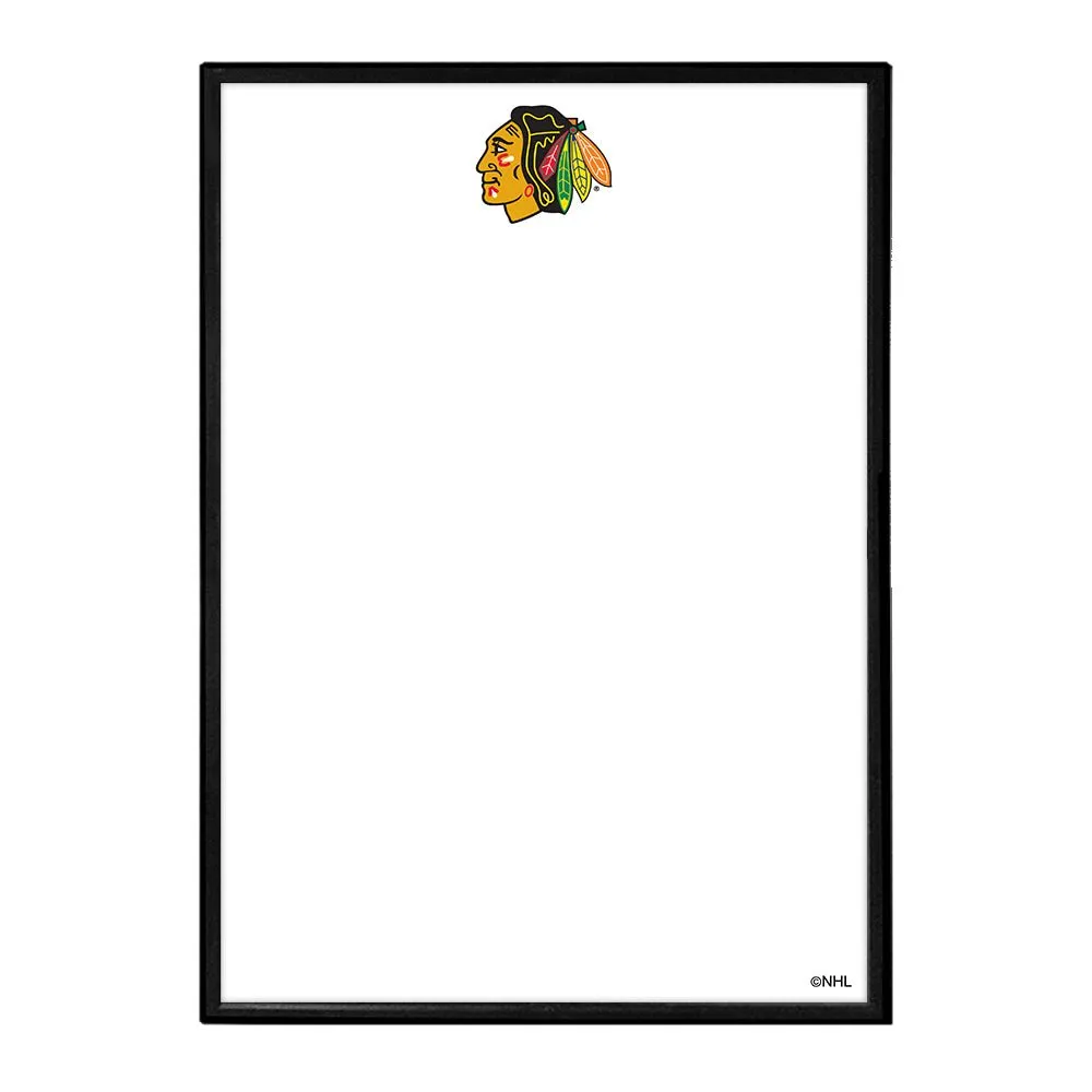 Chicago Blackhawks: Framed Dry Erase Board