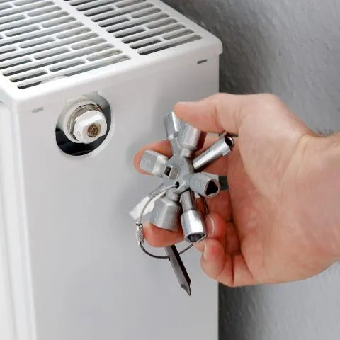 KNIPEX TwinKey® Control Cabinet Key For all standard cabinets and shut-off systems (Knipex)